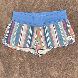 Roxy swim shorts with inside tie waistband